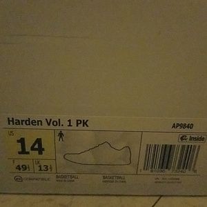 Adidas Harden Vol. 1 Primeknit NEW Size 14